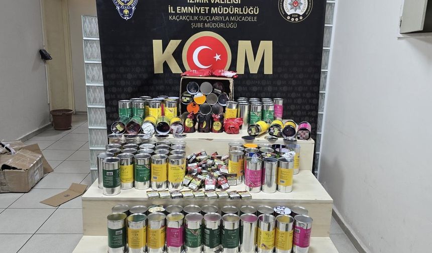 İzmir'de kaçakçılık operasyonlarında 21 kişiye adli işlem yapıldı