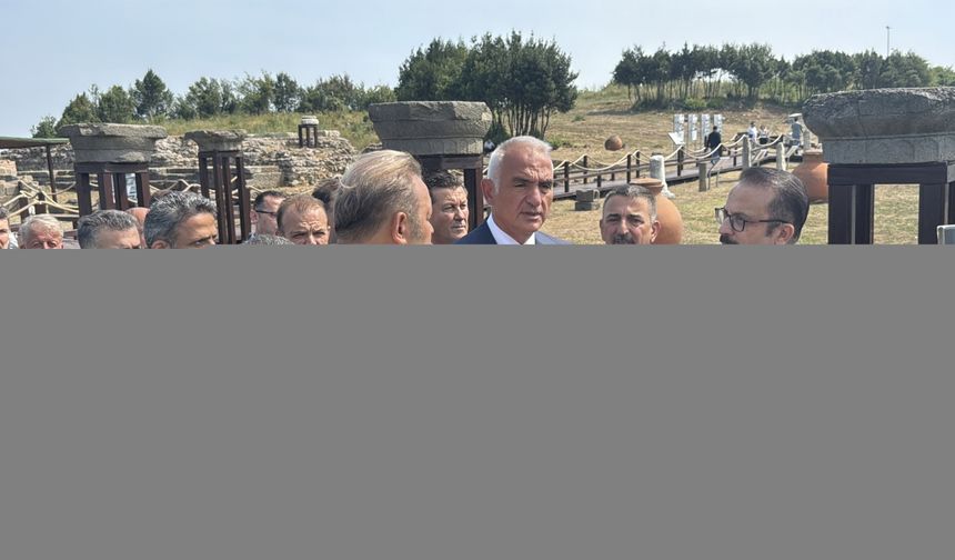 Kültür ve Turizm Bakanı Ersoy, Zonguldak'ta konuştu: