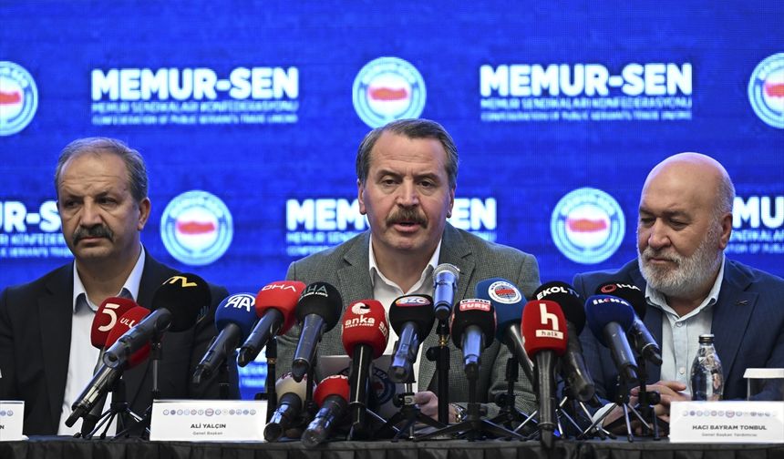 Memur-Sen Genel Başkanı Yalçın, 8. Dönem Kamu Toplu Sözleşme sürecini değerlendirdi: