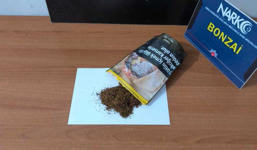 Ordu'da uyuşturucu ele geçirilen otomobildeki 2 zanlı tutuklandı