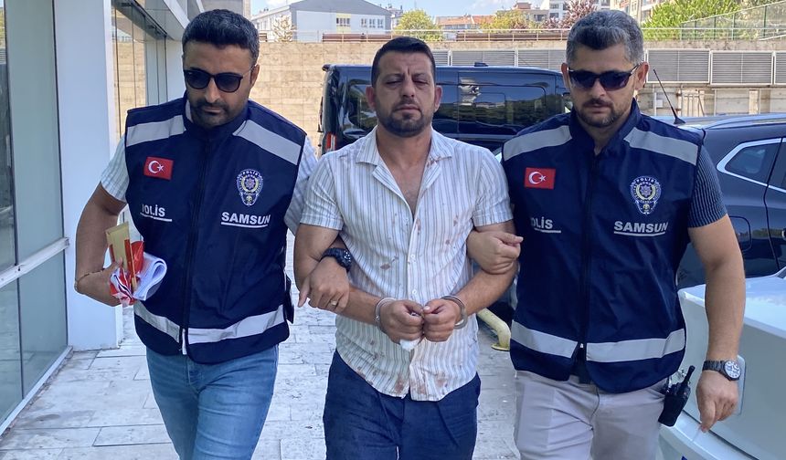 Samsun'da birbirlerini yaralayan kadın ile erkek arkadaşı gözaltına alındı
