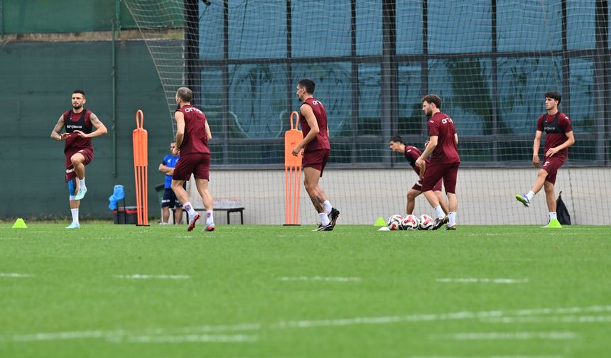 Trabzonspor, Samsunspor maçı hazırlıklarını sürdürdü