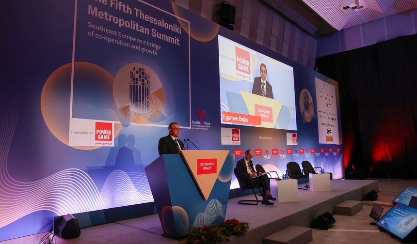 Eski AB Bakanı ve Büyükelçi Bağış, 5'inci Selanik Metropolitan Zirvesi'nde konuştu: