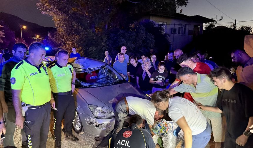 Fethiye'de otomobilin çarptığı bisikletin sürücüsü ağır yaralandı