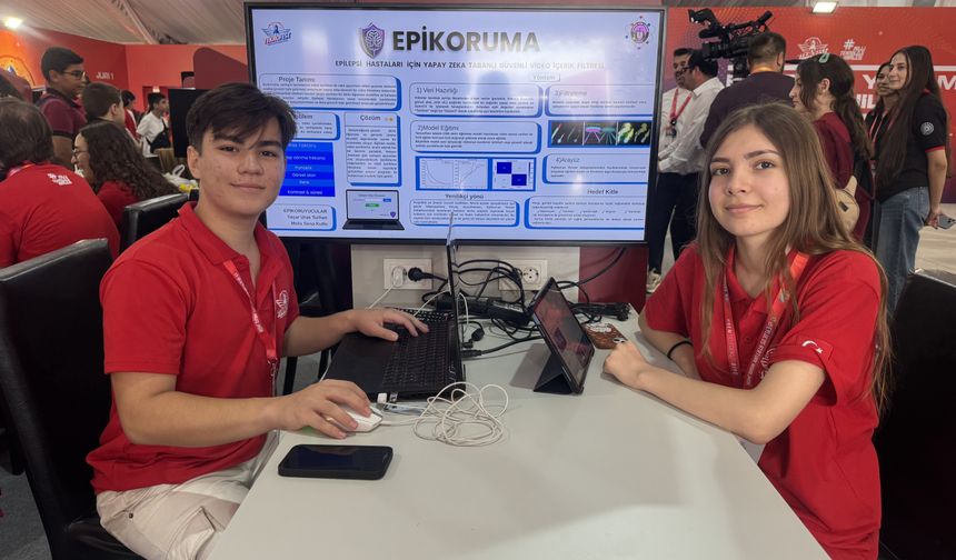 Lise öğrencilerinden epilepsi hastaları için yapay zeka tabanlı güvenli video içerik filtresi
