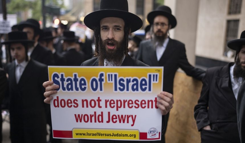 New York'ta Ortodoks Yahudiler, İsrail Başbakanı Netanyahu'nun BM toplantılarına katılacak olmasını protesto etti