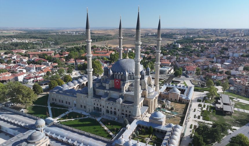 Selimiye Camisi'ndeki restorasyon çalışmaları tamamlanmak üzere