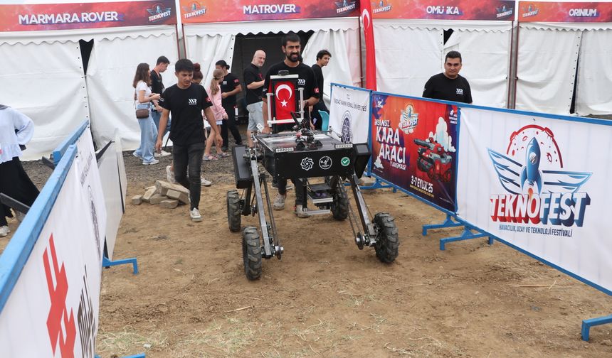 TEKNOFEST İnsansız Kara Aracı Yarışması Tekirdağ'da sürüyor