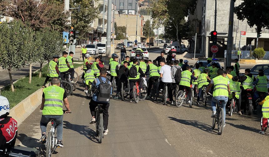 Adıyaman'da 'Bağımsızlık için pedalları çeviriyoruz' etkinliği düzenlendi