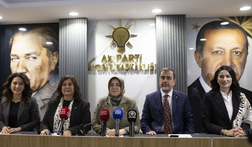 AK Parti Genel Merkez Kadın Kolları Başkanı Ercan, Aydın'da konuştu: