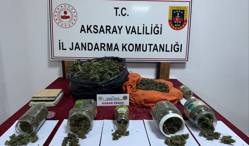 Aksaray'da uyuşturucu operasyonunda yakalanan şüpheli tutuklandı