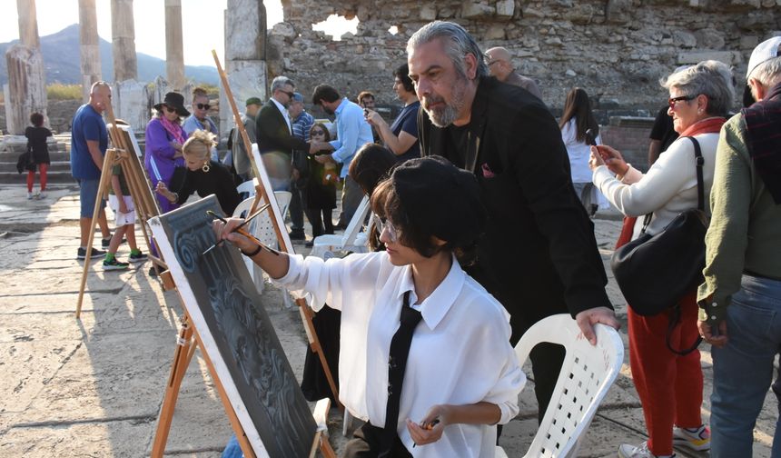 Aydın'da Magnesia Antik Kenti'nde sanat etkinlikleri yapıldı