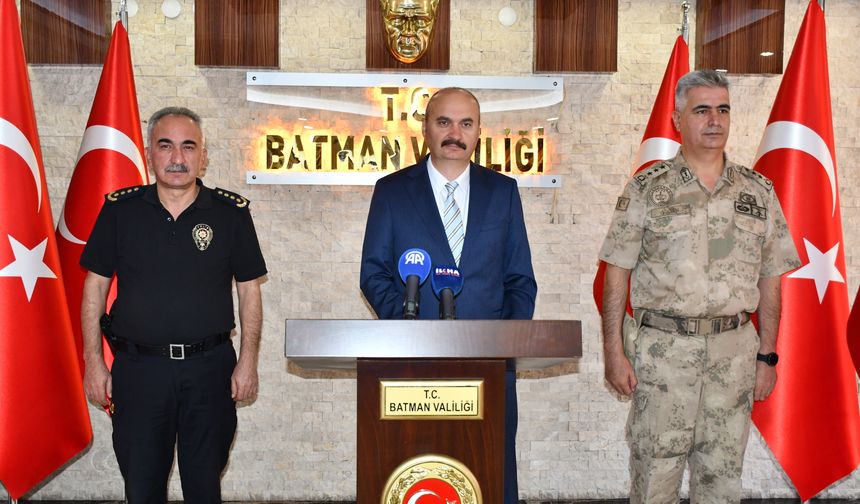 Batman'da 'Asayiş ve Güvenlik Değerlendirme Toplantısı' düzenlendi