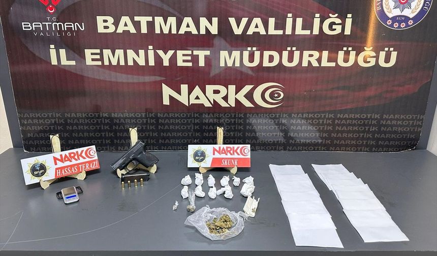 Batman'da uyuşturucu operasyonunda 2 şüpheli tutuklandı