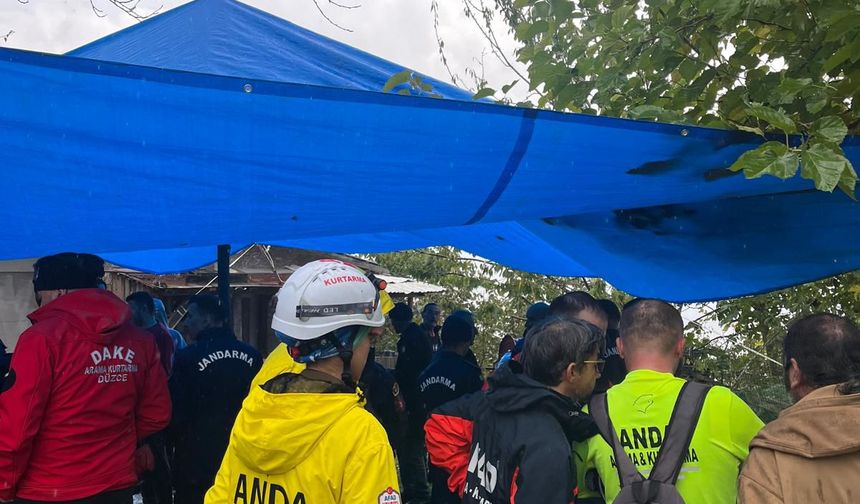 Düzce'de kaybolan kişi için arama kurtarma çalışması başlatıldı