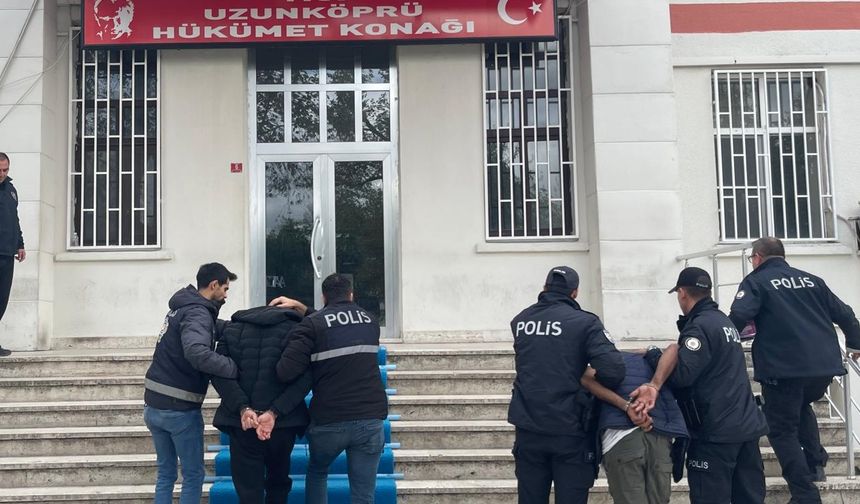 Edirne'de Uzunköprü Belediye Başkanı Ediz Martin'i tehdit soruşturmasında gözaltına alınan zanlılar tutuklandı