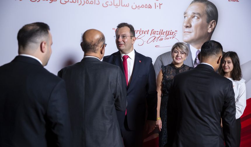 Erbil'de Türkiye Cumhuriyeti'nin 102. yılı dolayısıyla resepsiyon düzenlendi