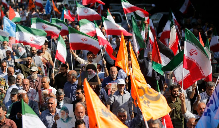 İran'da Gazze'ye destek gösterisi düzenlendi