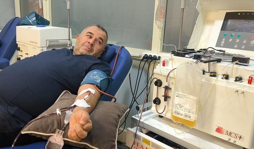 Kan bankası çalışanı donör beklemek yerine lösemili çocuk için trombosit bağışladı