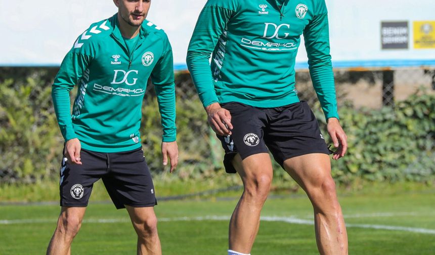 Konyaspor, Gençlerbirliği maçının hazırlıklarını sürdürdü