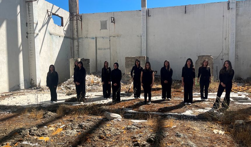 Kütahya'da lise öğrencileri Gazze'ye destek için klip hazırladı