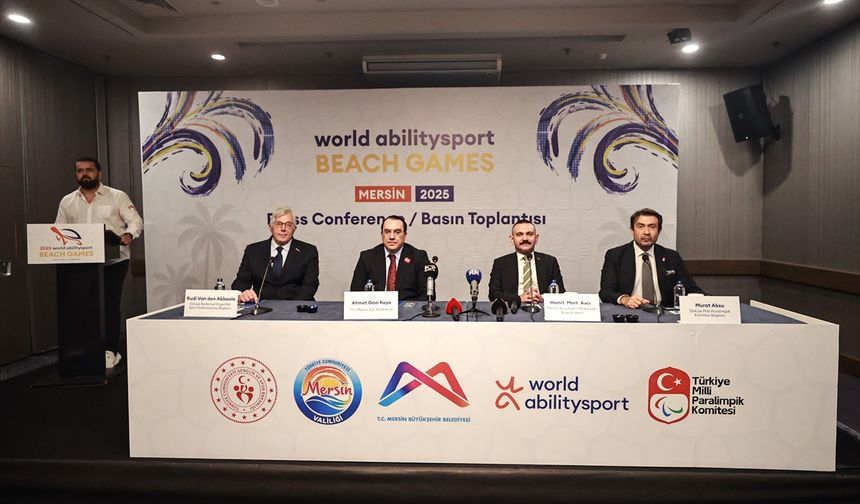 Mersin'de organize edilen Dünya Bedensel Engelliler Plaj Oyunları yarın başlayacak