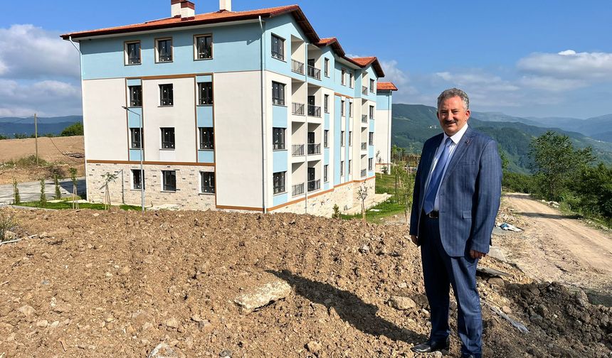 Ordu'da heyelandan etkilenen aileler için yapılan konutlar tamamlandı