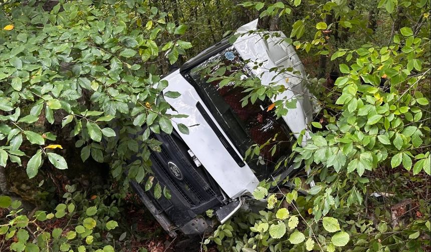 Ordu'da şarampole devrilen minibüsteki 11 kişi yaralandı