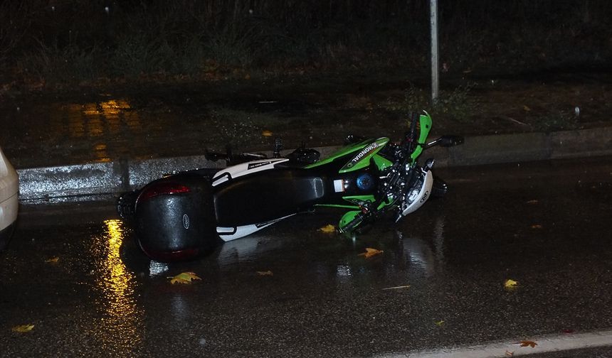 Tokat'ta devrilen motosikletin sürücüsü öldü