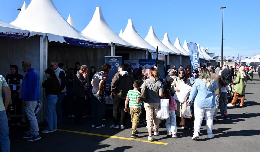 Trabzon Bilim Festivali'ni üç günde 200 bine yakın kişi ziyaret etti