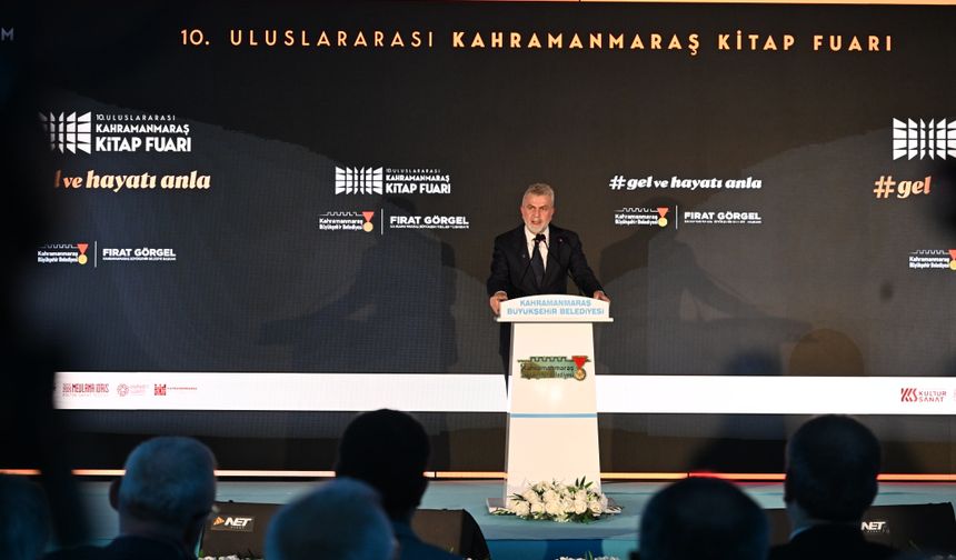 Uluslararası Kahramanmaraş Kitap Fuarı kapılarını açtı
