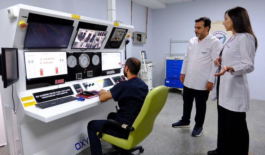 Van'daki 'Hiperbarik Oksijen Tedavi Merkezi' hastalara umut oluyor