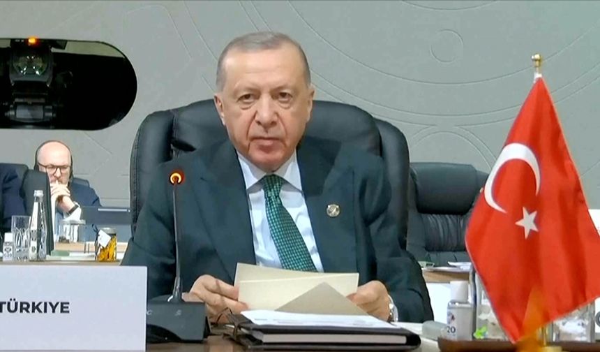 Cumhurbaşkanı Erdoğan: İsrail'in Gazze'de yol açtığı yıkım Filistin'in kalkınma çabalarını 70 yıl geriye götürmüştür
