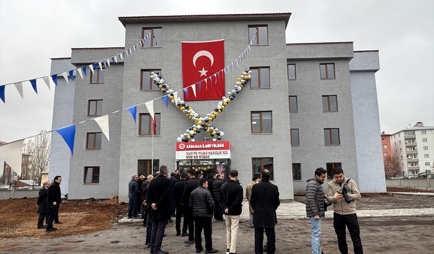Ardahan'da hayırseverlerin desteğiyle inşa edilen Kur'an kursunun açılışı yapıldı