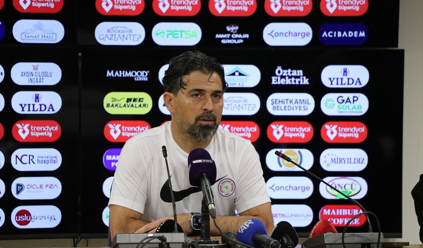 Gaziantep FK-Çaykur Rizespor maçının ardından