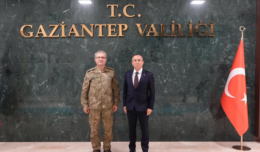 Kara Kuvvetleri Komutanı Orgeneral Tokel, Vali Çeber'i ziyaret etti