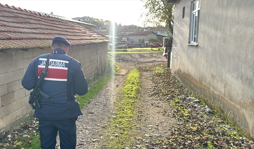 Kırklareli'nde bir evin bahçesinde bulunan havan topu kontrollü şekilde imha edildi