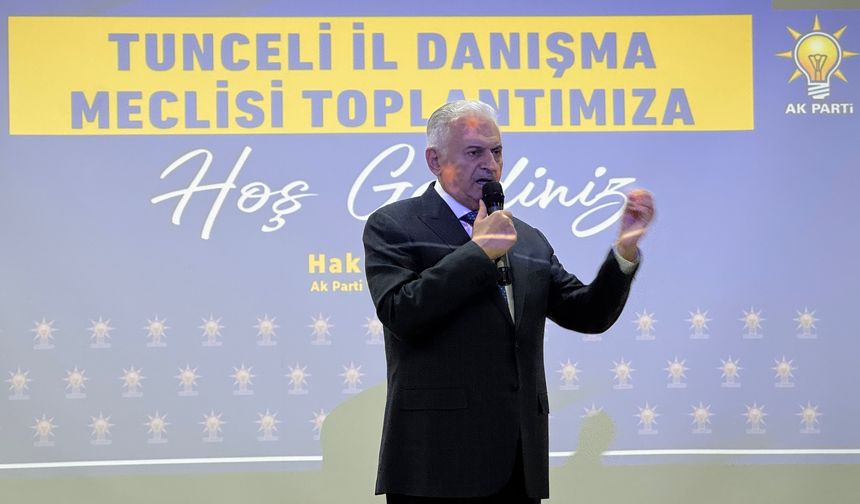 TDT Aksakallar Konseyi Başkanı Yıldırım, Tunceli İl Danışma Meclisi Toplantısı'nda konuştu: