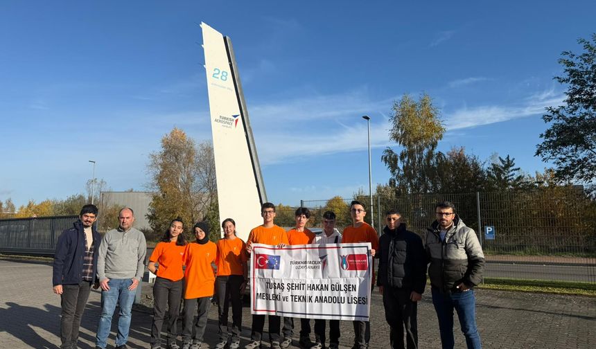 TUSAŞ Erasmus projesiyle Türk öğrenciler, Avrupa'da Türkiye'yi temsil ediyor