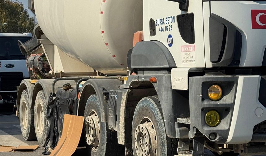 Yalova'da beton mikserinin çarptığı kadın öldü