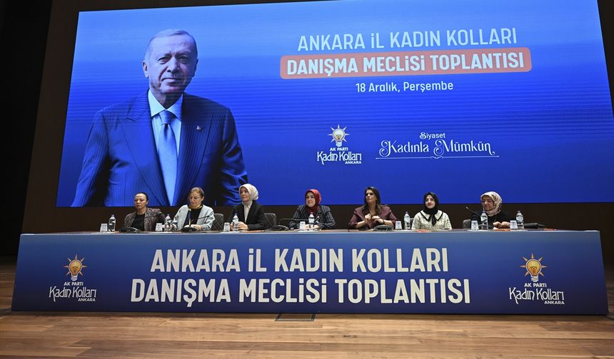 AK Parti Ankara İl Kadın Kolları Danışma Meclisi Toplantısı düzenlendi
