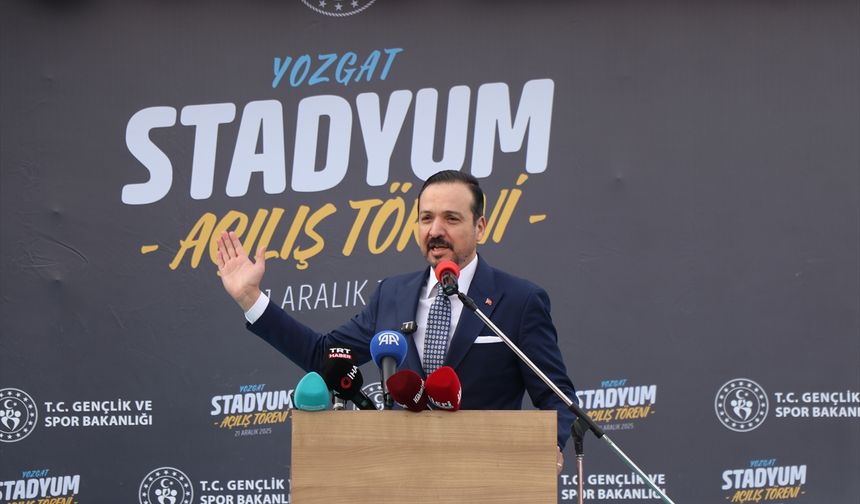 AK Parti Genel Başkan Yardımcısı Zorlu, Yozgat Stadyumu'nun açılışına katıldı