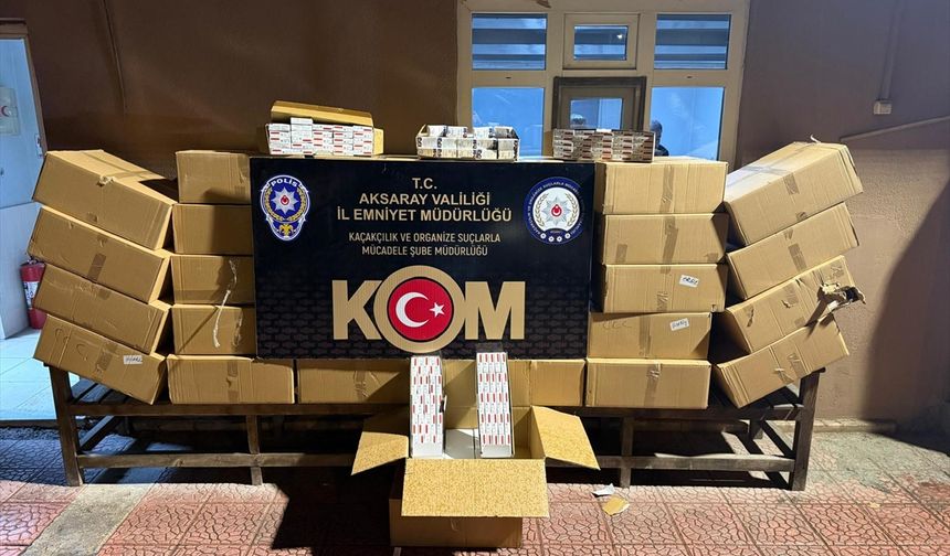 Aksaray'da kaçakçılık operasyonunda 3 zanlı tutuklandı