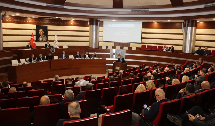 ATSO meclis toplantısı gerçekleştirildi