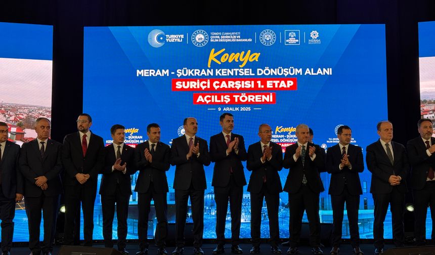 Bakan Kurum, Konya'da açılış töreninde konuştu: