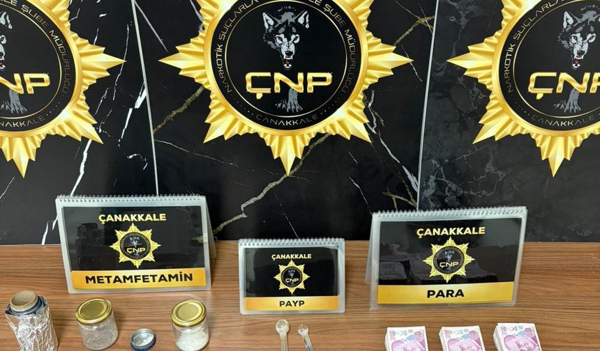 Çanakkale'de uyuşturucu operasyonlarında yakalanan 3 zanlı tutuklandı