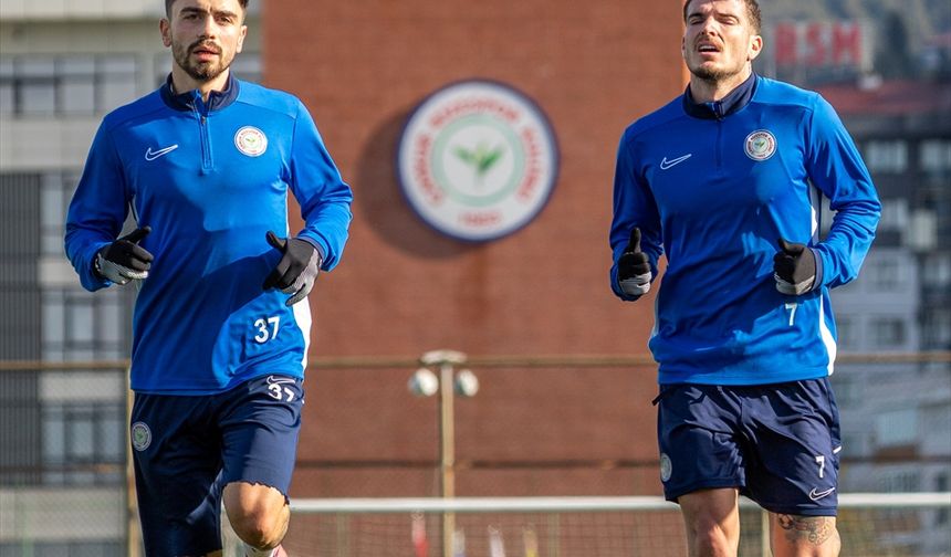 Çaykur Rizespor, Gaziantep FK maçının hazırlıklarına başladı