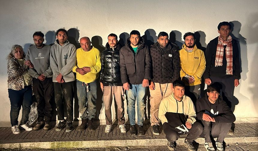 Edirne ve Kırklareli'nde 36 düzensiz göçmen yakalandı