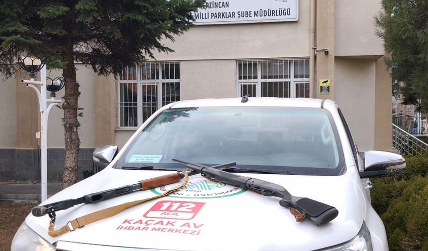 Erzincan'da yaban keçisi avlayan 3 kişiye 975 bin 563 lira ceza