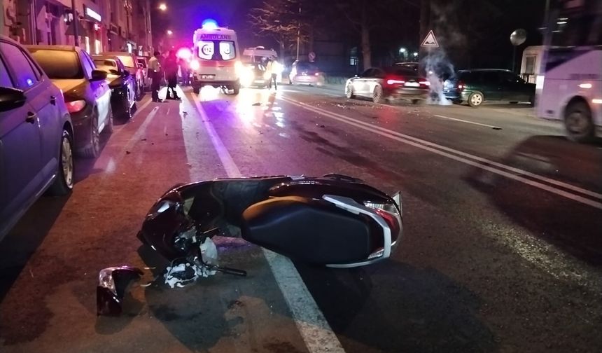 Eskişehir'de otomobille çarpışan motosikletin sürücüsü öldü